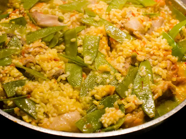 Arròs de muntanya amb conill i bolets, plato de La Vinya