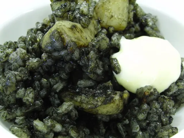 Arròs negre amb sípia, plato de La Vinya