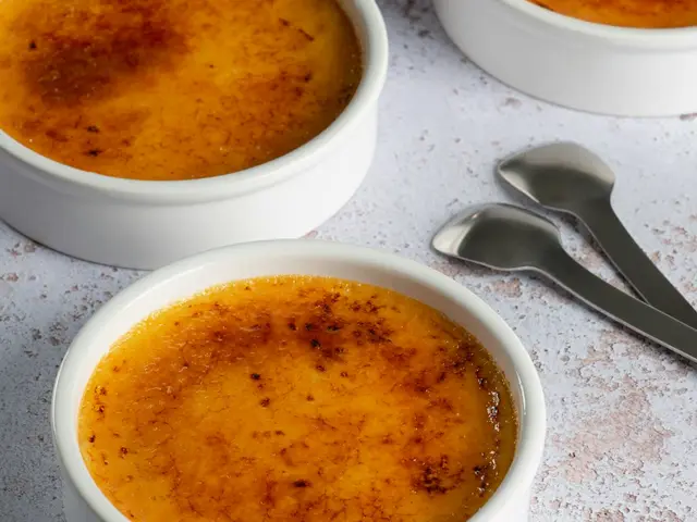 Crema catalana, plato de La Vinya